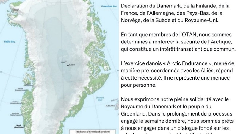 «Euroatlántico en alianza: la UE y los miembros de la OTAN apoyan a Groenlandia en su disputa con Washington»